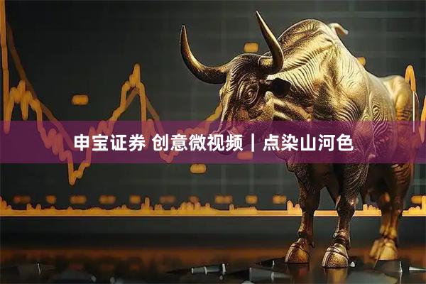 申宝证券 创意微视频｜点染山河色