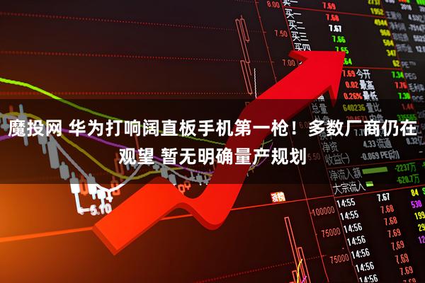 魔投网 华为打响阔直板手机第一枪！多数厂商仍在观望 暂无明确量产规划